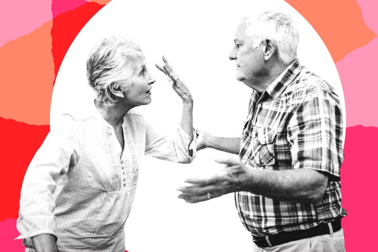 Grandparents fighting
